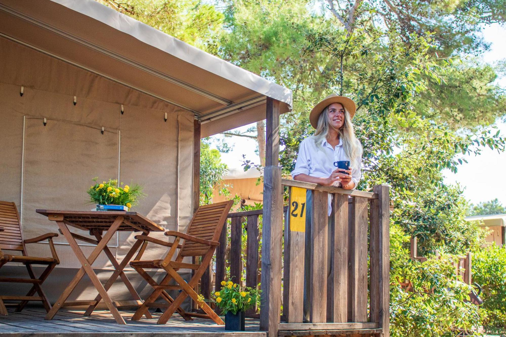 Zaton Holiday Resort Glamping Tents Nin Exteriér fotografie